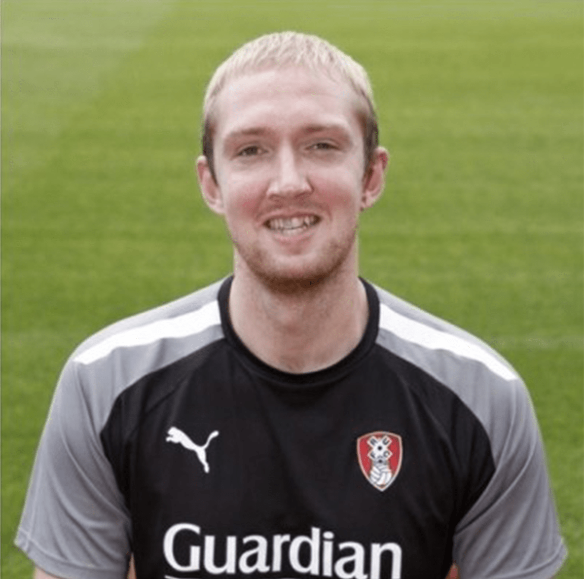 Athlete portrait in football training kit
